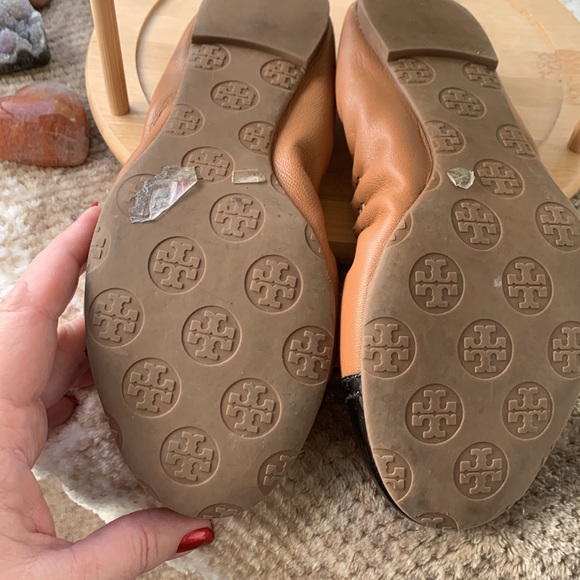 TORY BURCH Cap Toe leather ballet flats - Picture 7 of 7